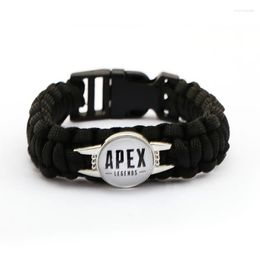 Charm Bracelets Game Apex Legends Bracelet For Men Rope Chain Bangles Black Punk Homme Boys Jewelry Bileklik Pulsera Hombre Raym22