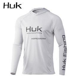 Other Sporting Goods HUK Fishing Hooded Clothing Men Long Sleeve Breathable Jersey Fishing Wear Camisa Pesca Outdoor Sun Protection Fishing Shirts 230625