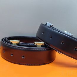 Brown belts for women designer leather belt reversible metal buckle smooth female wide cintura casual business fashion letters mens belt birthday gift ga03 Q2