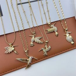 Chains 2023 Fashion Phoenix Eagle Charms Pendant Necklace For Women Girl Trend Choker Neck Chain Daily Jewellery Gift Part