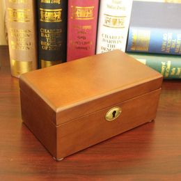 Watch Boxes & Cases Fashion 3 Slots Wood Box Top Quanlity Durable Storage Case Original Brand Display Jewelry Gift W032 Deli22