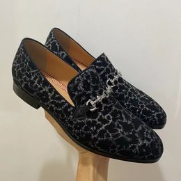 New Arrival Lightning Print Black Leather Sapatos Loafers Slip On Mocasines Casual Shoes Summer Flats Party And Prom Shoes