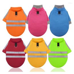Dog Apparel Hoodies Jumpsuits Overalls Soft Fluffy Pajamas Pet Solid Clothes For Cat Reflective Turtleneck Coat Jackets Tops Supplies