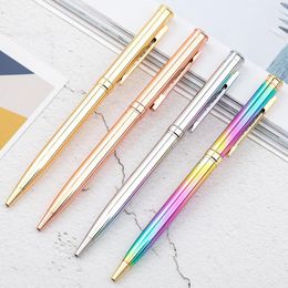 Creative Metal Spinning Ballpoint Pen Selling High-end Office & School Rose Gold Wedding Gifts