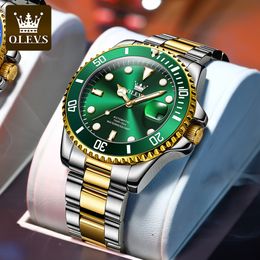 Luxury Designer mens watch steel large dial 41mm luminous men automatic mechanical watch solid buckle gold watch men and women fashion watches with box 6650
