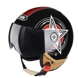 Motorcycle Helmets Electric Bicycle Helmet Open Face Men Women Summer Scooter Motorbike Casco Moto Bike