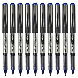 10pcs 0.5mm Long Lasting No Leakage Ballpoint Pen Executive Smooth Home Liquid Ink Taking Notes Anti Drop Quick Drying Office