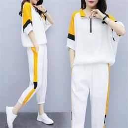 Women's Tracksuits Female Outfits 2 Piece Matching Set Plus Size Tracksuit Sportswear Co-ord Sets For Women Pants Top 2023 Summer Clothes