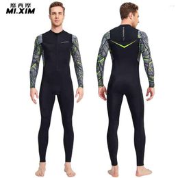 Women's Swimwear Summer Men Wetsuit Full Bodysuit Round Neck Diving Suit Thermal Swimming Surfing Snorkeling Kayaking Sports Swimsuit