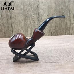 Smoking Pipes New Personalised resin pipe pot, metal pipe pot, detachable cleaning, circulating filtration, retro and old made pipe