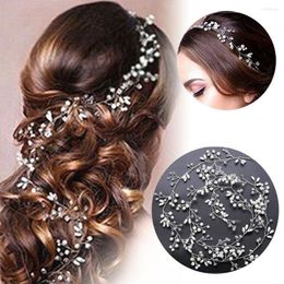 Hair Clips Bridal Pearls Wedding Vine Hairband Accessories Crystal Beads Flower Headpiece Headdress Headbands Hairdress