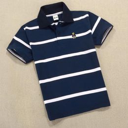 Polos Baby Clothing 3 14T Summer Boys Polo T-shirt manica corta per bambini Boy Bottom Tinta unita Felpe per bambini 230625