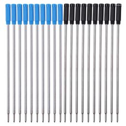 10Pcs Ballpoint Pen Refills Black/Blue Refill Length 4.5 Inch 0.5mm Medium Point JIAN