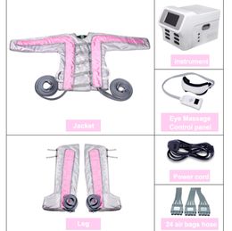 Pressotherapy lymphatic drainage machine 510K medical CE approved home use air compression massage therapy equipment for detox