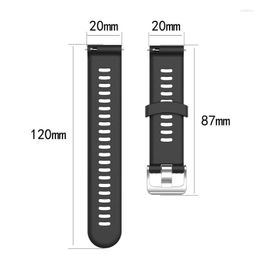 Watch Bands Wrist Strap For Garmin Forerunner 245/245M Official Button Silicone Band 645 Music Approach S40 Bracelet Deli22