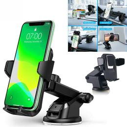 Car Dashboard 360 Degree Rotate Holder Car Windshield Stand For IPhone Samsung Mobile Cell Phone GPS Universal Car Mount Holder