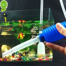 Aquarium Syphon Fish Tank Syphon Vacuum Cleaner Pump Semi-automatic Water Change Changer Gravel Water Philtre Acuario Accessories