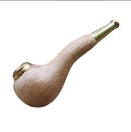 Smoking Pipes Old style dual purpose golden silk nanmu Philtre pipe