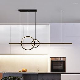 Pendant Lamps Nordic Led Lights Minimalist Aluminium Hanglamp For Dining Room Study Bar Loft Decor Light Modern Home Kitchen Fixtures