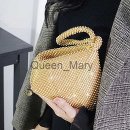 Evening Bags Soft Beaded Women Evening Bags Cover Open Style Lady Wedding Bridalmaid Handbags Purse Bag for New Year Gift Clutch Night Bag J230625