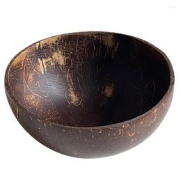 Bowls Natural Coconut Bowl Smoothie Polished Creative Wooden Fruit Salad Rice Ramen Kitchen Decorative Tableware