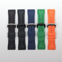 Watch Bands 28mm Men Waterproof Watchbands For Seven On Friday Strap Silicone Rubber Accessories Wrist Band Bracelet Belt Deli22