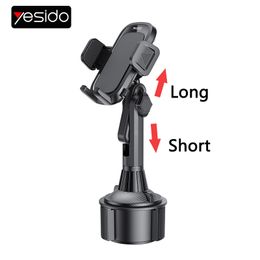 Yesido phone cup holder in Car Long Water Cup Stand Holder Cellphone Mount Mobile Car Cup Phone Holder Adjustable Gooseneck
