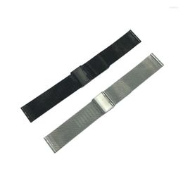 Watch Bands 20/22mm LED Magnetic Suction Strap Stainless Steel Electronic For Flat Head Accessories Deli22