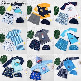 Swimsuit Boy UV Philtre Baby Beach Clothes Shark Print Kids Swimwear for Boys Summer Surfing Swimming Wear Bathing Suit Kids L230625