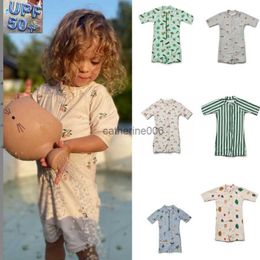 2023 Protezione UPF50 LD Costumi da bagno per bambini Trunks Summer Girl Costume da bagno Cartoon Beach Wear Bambini Costume intero L230625