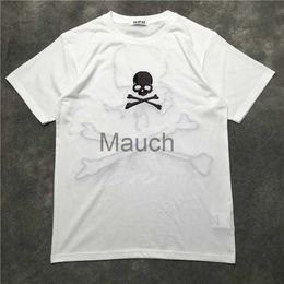 Men's T-Shirts New luxury Men Mastermind T Shirts Embroidered skull bone Casual TShirt Hip Hop Skateboard Street Cotton TShirts Tee Top #Z7 J230625