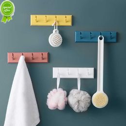 New Portable Sticky Hook Wall Hanger Storage Self Adhesive Key Holder Wall Hooks For Home Organizer Bathroom Kitchen Accessories