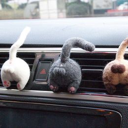 Craft Tools Creative Car Decoration of Cat butt Animal Wool Felting Handmade Toy Doll Felt Poked DIY Arts Crafts Needlework 230625