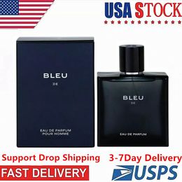 Incense Man Perfume Bleu Male 100ml Lasting Men Deodorant Fast Shipping Cologne for Men Spary