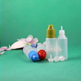 100 Sets/Lot 15ml Plastic Dropper Bottles Child Proof Long Thin Tip PE Safe For e Liquid Vapour Vapt Juice e-Liquide 15 ml Nmwsa