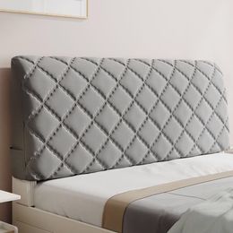 Bedding sets 1PCS Velvet Thickened Mesh Headboard Cover Solid Color Bed Back Dust All Inclusive Super Soft And Smooth Quilted Headcover 230626