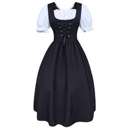 Party Dresses Women's Oktoberfest Costume Bavarian Beer Girl Drindl Tavern Maid Dress Costumes For Halloween Carnival