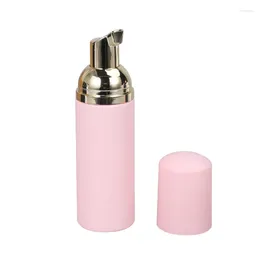 Storage Bottles 1Pcs 30ml Frosted Pink Foaming Bottle Empty Foam Pump Cosmetic Cleaner Soap Dispenser Refillable