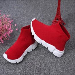 Designers Kids Brand Sports Boots Wool Knitted Breathable Athletics Boys and Girls Running Shoe Baby Sneakers New Socks Shoes