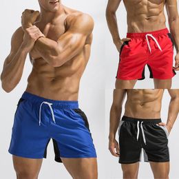 Underpants Sexy Underwear Men Patchwork Swimming Pants For Boxer Shorts Stitching Colour Beach W0321