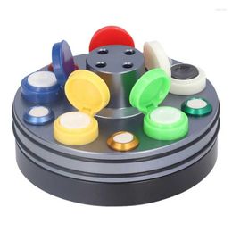 Watch Repair Kits Oil Cups Professional Rotary Five Dip Cup Metal Turntable Tool For Watchmaker