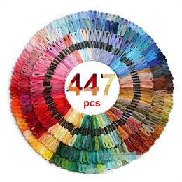 Craft Tools 447 pieces DMCDMC Cross stitch threads all different Colour embroidery thread Skeins Dofferent Gradient Colour Thread 8 M 230625