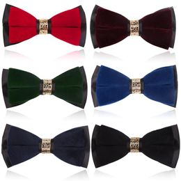 Bow Ties Men Tie Classic Shirts Bowtie For Business Wedding Bowknot Adult Solid Butterfly Suits Bowties