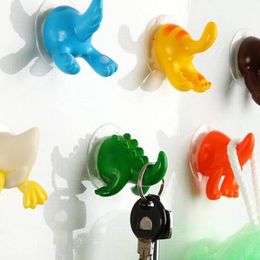 Hooks Rails Decorative Storage Hook for Bathroom Kitchen Suction Cup Animal Tail Shape Key Clothes Holder Accessories 230626