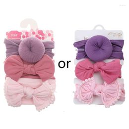 Hair Accessories 3 Pcs/lot Baby Headdress Nylon Wide Children's Super Soft