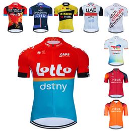 Cycling Shirts Tops Team Belgium Cycling Jersey MTB Men's Short Maillot Breathale Bicycle Clothing Summer Quick Dry Road Bike Wear Racing Shirt 230625