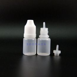 5Ml Dropper Bottle 100 Pcs/Lot LDPE Plastic Dropper Bottles With Child Proof Safe Caps and Tips long nipple Ekahd