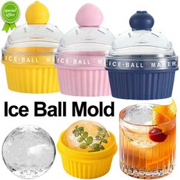 New Round Ice Cube Mould Food Grade Silicone Ice Ball Maker Mould DIY Bar Tools Kitchen Gadgets Ice Ball Mould for Cocktail Drink