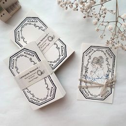 Notes 1pc JP Frame Memo Pad Notebook Mini Blank Vintage Small Note Paper Journal Decoration 230625
