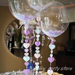 Party Decoration 12inch 18inch 24inch Transparent Bobo Ball Birthday Wedding Balloon Inflated Helium Balloons Festival Setting Round Baloon